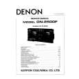 DENON DN2500F Service Manual cover photo