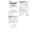SONY WM-FX123 Owner's Manual cover photo