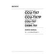 SONY CCUTX7P VOLUME 1 Service Manual cover photo