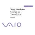 SONY PCG-N505SN VAIO Owner's Manual cover photo