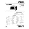 SONY HCDMD1 Service Manual cover photo