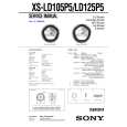 SONY XSLD105P5 Service Manual cover photo