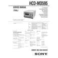 SONY HCDMD595 Service Manual cover photo