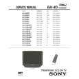 SONY KV21MB42C Service Manual cover photo
