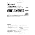 PIONEER CDXFM637S X1N/ES Service Manual cover photo