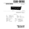 SONY 93AB-19B160 Service Manual cover photo