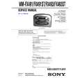SONY WMFX491/ST Service Manual cover photo