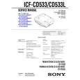 SONY ICFCD533 Service Manual cover photo