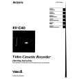 SONY EV-C40 Owner's Manual cover photo