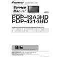 PIONEER PDP-4214HD Service Manual cover photo