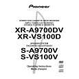 PIONEER XR-VS100D Owner's Manual cover photo