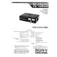 SONY TC158SD Service Manual cover photo