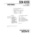 SONY SEN-431CD Service Manual cover photo