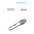 SENNHEISER MD 425 Owner's Manual cover photo
