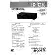 SONY TCFX120 Service Manual cover photo