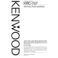 KENWOOD KRC-757 Owner's Manual cover photo