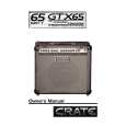 CRATE GTX65 Owner's Manual cover photo