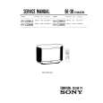 SONY KVC2980B Service Manual cover photo