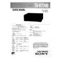 SONY TAV7700 Service Manual cover photo