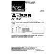 PIONEER A-119 Service Manual cover photo