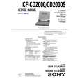 SONY ICFCD2000 Service Manual cover photo