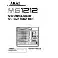 AKAI MG1212 Owner's Manual cover photo