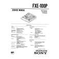 SONY FXE-100P VOLUME 1 Service Manual cover photo