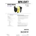 SONY MPKDVF7 Service Manual cover photo
