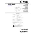 SONY ACV700A Service Manual cover photo