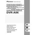 PIONEER DVRA06 Owner's Manual cover photo