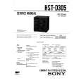 SONY HSTD305 Service Manual cover photo