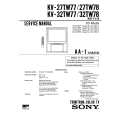 SONY KV32TW78 Service Manual cover photo