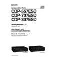 SONY CDP557ESD Owner's Manual cover photo