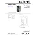 SONY SSCHPX9 Service Manual cover photo