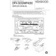 KENWOOD DPX3030 Service Manual cover photo