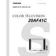 TOSHIBA 20AF41C Service Manual cover photo
