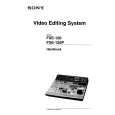 SONY FXE-120 Owner's Manual cover photo