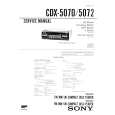 SONY CDX5070 Service Manual cover photo