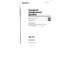 SONY CMTM11C Owner's Manual cover photo