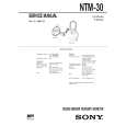 SONY NTM30 Service Manual cover photo