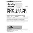 PIONEER PRO435PU Service Manual cover photo