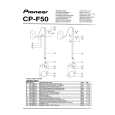 PIONEER CP-F50 Owner's Manual cover photo