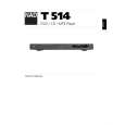 NAD T514 Owner's Manual cover photo