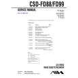SONY CSDFD88 Service Manual cover photo