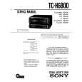 SONY TC-H800 Service Manual cover photo
