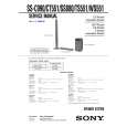 SONY SSCT551 Service Manual cover photo
