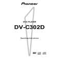 PIONEER DV-C302D Owner's Manual cover photo