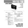 SONY WMF60 Service Manual cover photo