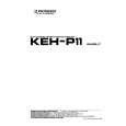 PIONEER KEH-P11 Owner's Manual cover photo