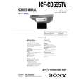 SONY ICFCD555TV Owner's Manual cover photo
